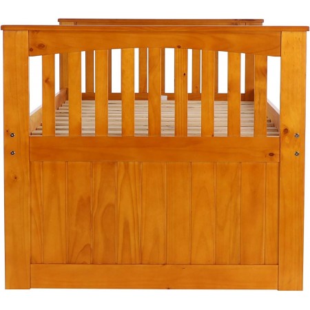 B092 Oak : Giường 2 Tầng Kéo - 1m / 1m